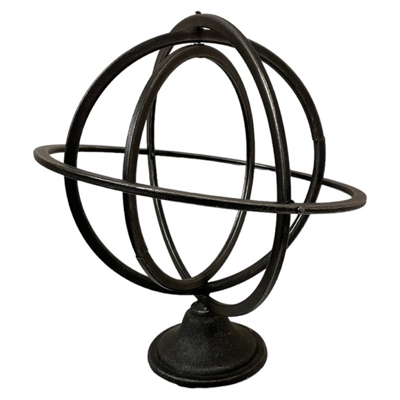 Other - Retro cast ornamental globe decor